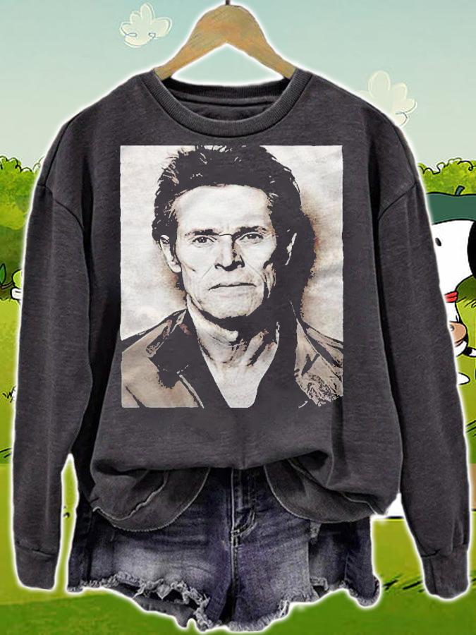 Willem Dafoe portrait T-shirt t-shirt sweatshirt