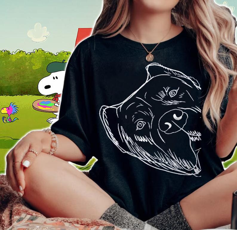 Funny Dog Perro De Presa Canario Pullover Shirt t-shirt woman shirt