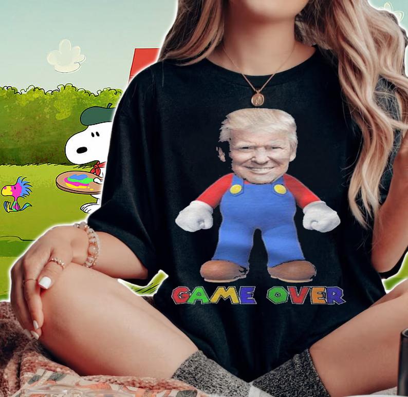 Game Over Donald J Trump T-Shirt t-shirt woman shirt