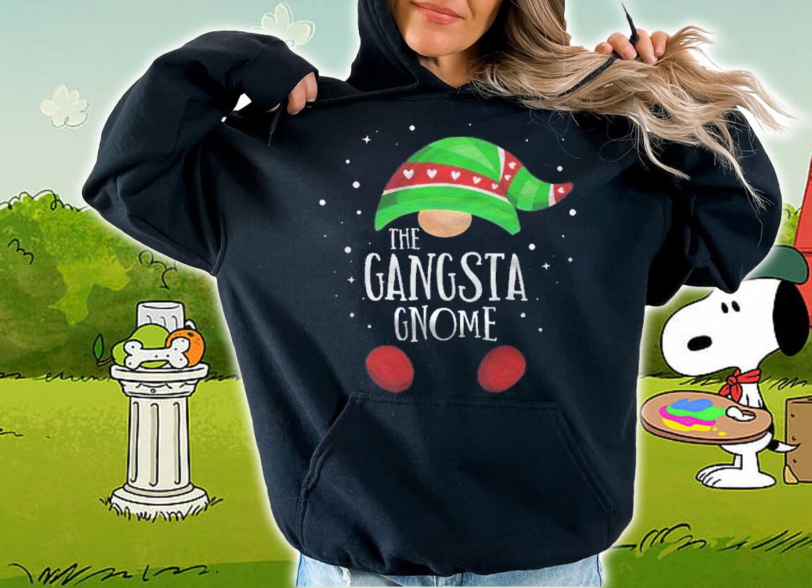 Gangsta Gnome Family Matching Pajamas Christmas Gift Shirt t-shirt hoodie