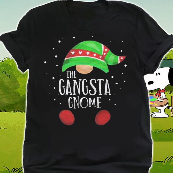 Gangsta Gnome Family Matching Pajamas Christmas Gift Shirt t-shirt shirt