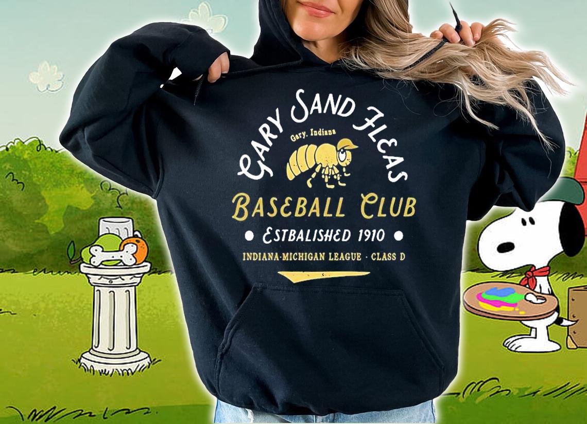 Gary Sand Fleas Indiana Vintage Minor League Baseball T-Shirt t-shirt hoodie