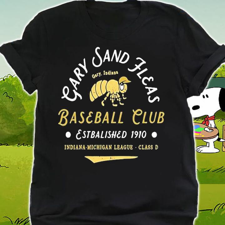 Gary Sand Fleas Indiana Vintage Minor League Baseball T-Shirt t-shirt shirt