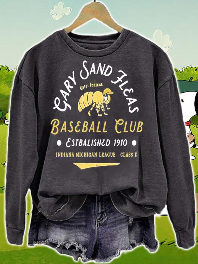Gary Sand Fleas Indiana Vintage Minor League Baseball T-Shirt t-shirt sweatshirt