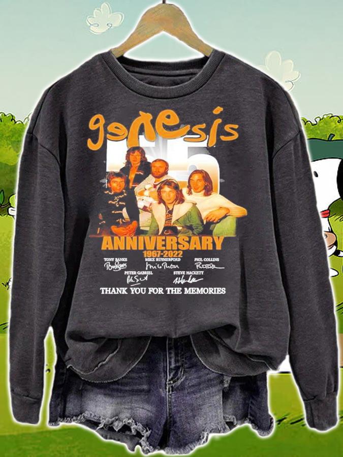 Genesis 55th Anniversary 1967-2022 Signatures Thank You For The Memories Shirt t-shirt sweatshirt