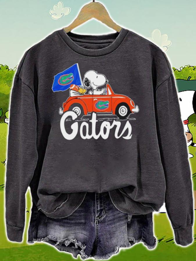 Florida Gators Snoopy And Woodstock t-shirt sweatshirt
