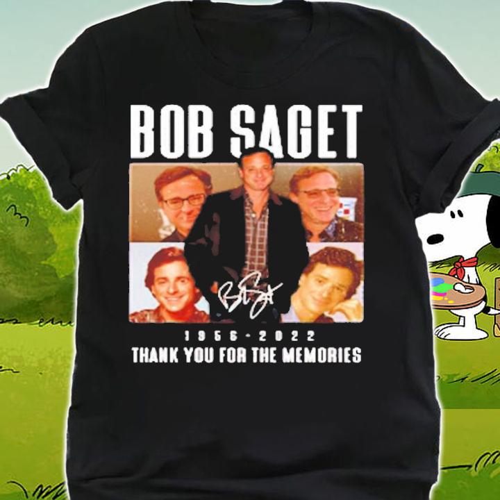 Bob Saget 1956 2022 Thank You For The Memories Signature t-shirt shirt