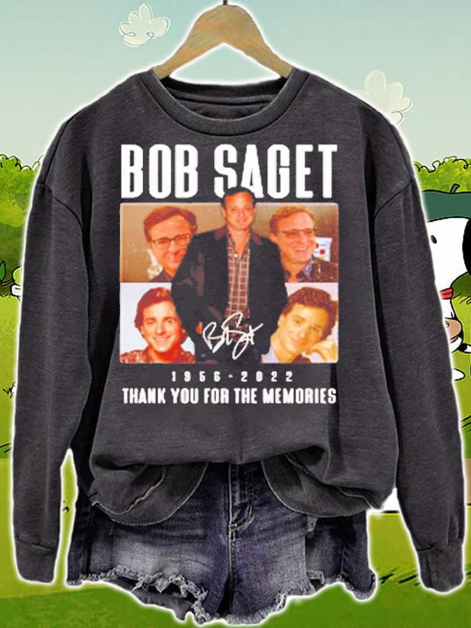 Bob Saget 1956 2022 Thank You For The Memories Signature t-shirt sweatshirt