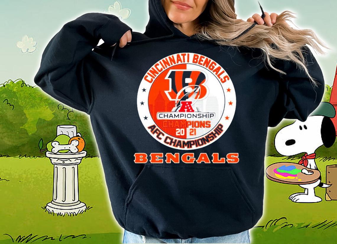 Cincinnati Bengals 2021 Champions AFC Championship t-shirt hoodie