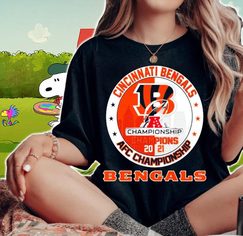 Cincinnati Bengals 2021 Champions AFC Championship t-shirt woman shirt
