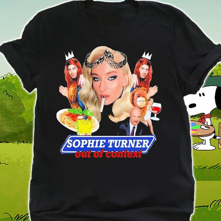 Contrast Sophie Turner out of context t-shirt shirt