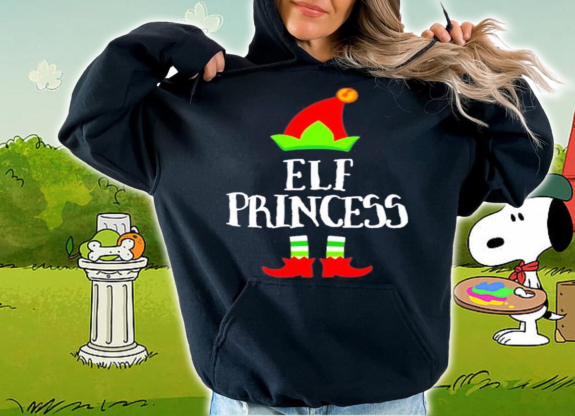Elf Princess Christmas Matching Group Im The Elf T-Shirt hoodie