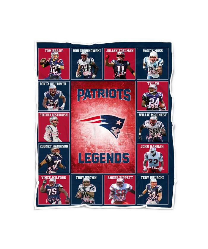 New England Patriots Legends Signature Quilt blanket shirt