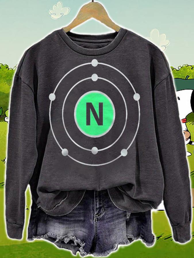 Nitrogen Atom Become Molecules For Halloween T-shirt sweatshirt