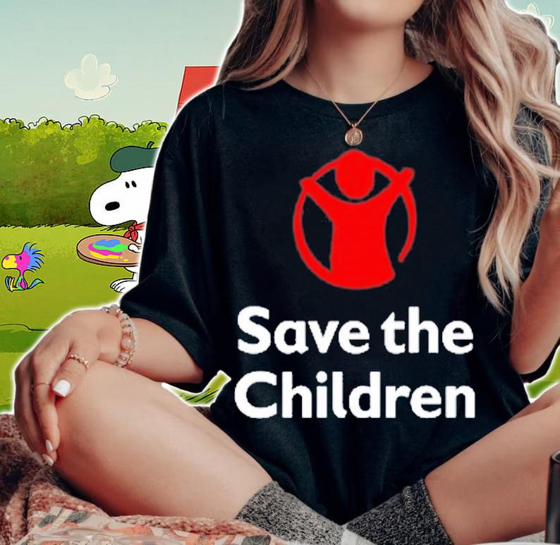 Save The Children Logo T-Shirt woman shirt