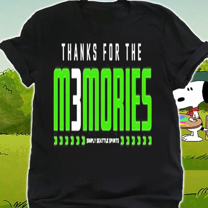 Thanks For The Memories Simply Seattle Sports T-Shirt shirt