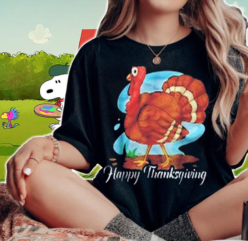 Happy Thanksgiving  Thanksgiving Turkey Shirt woman shirt