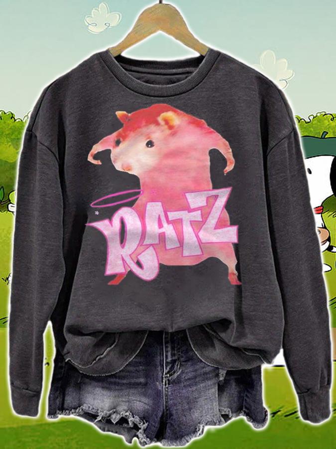 Ratz pink T-shirt sweatshirt
