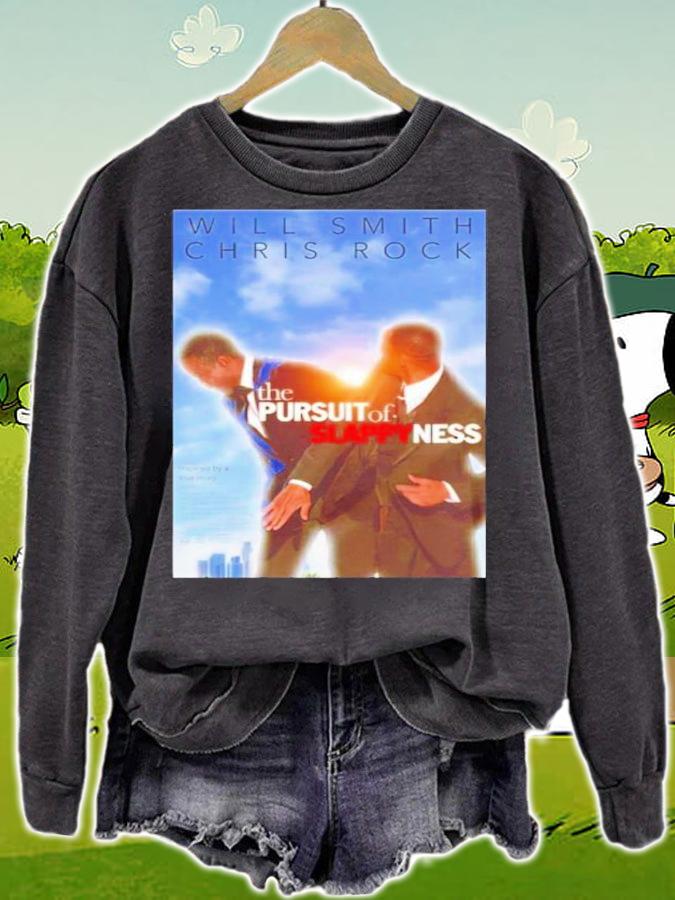The Pursuit Of Slappyness Parody Oscar 2022 Meme Shirt sweatshirt