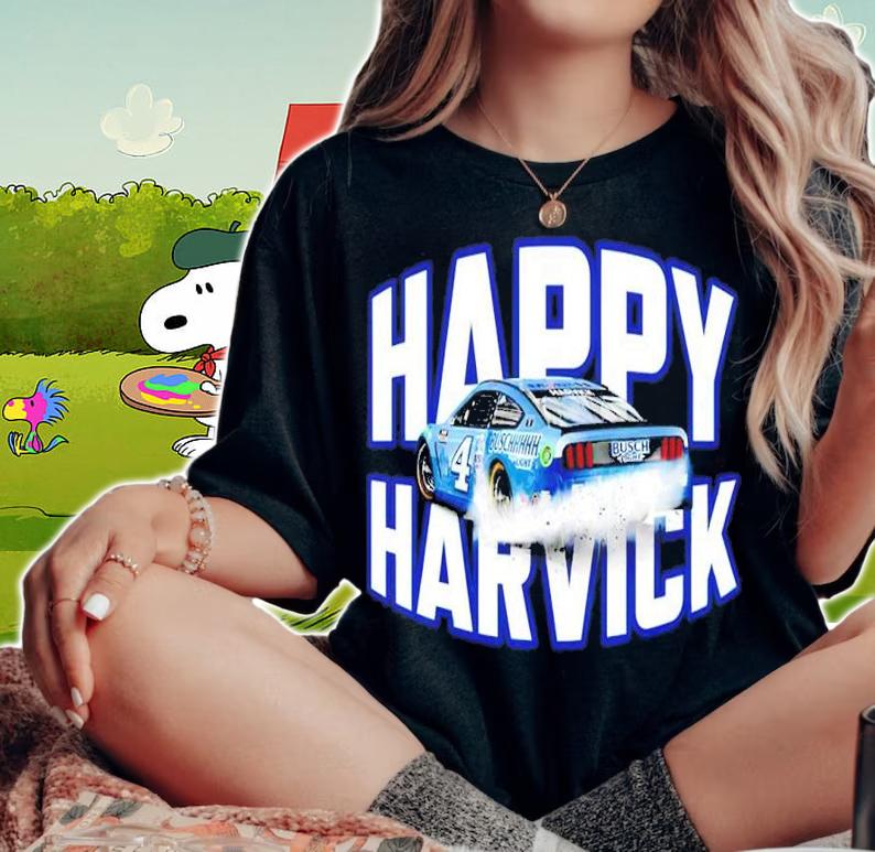 Busch Light Beer Kevin Harvick Happy Harvick t-shirt woman shirt