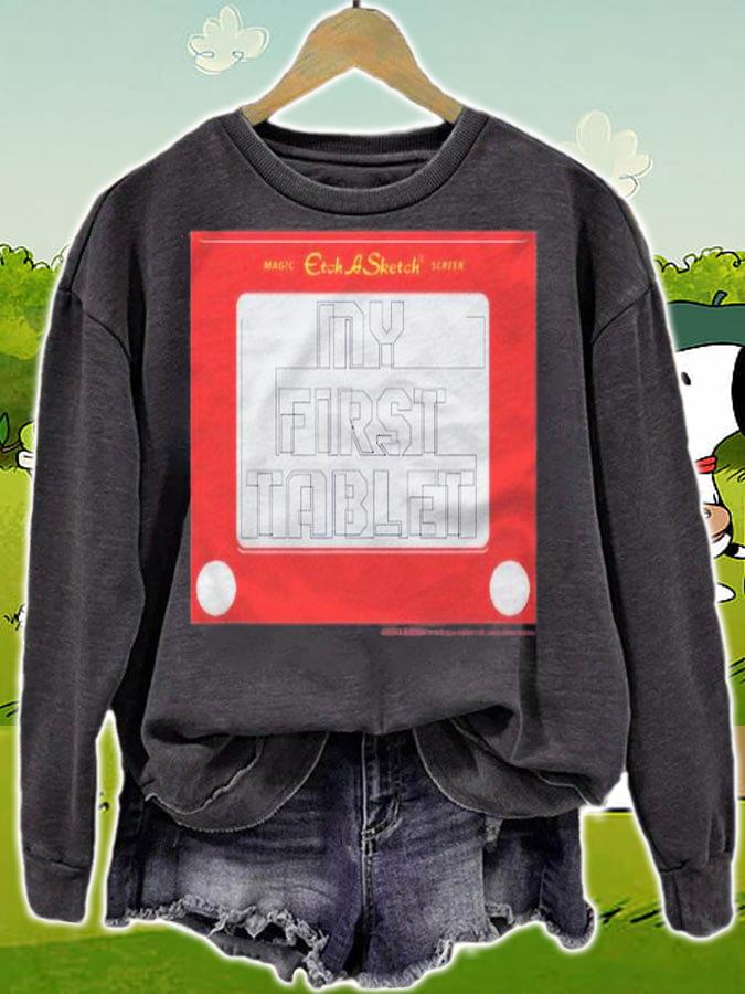 Etch A Sketch My First Tablet Shirt sweatshirt