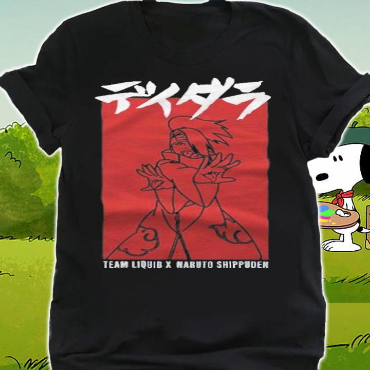 Team Liquid x Naruto Shippuden Akatsuki Deidara T-shirt shirt
