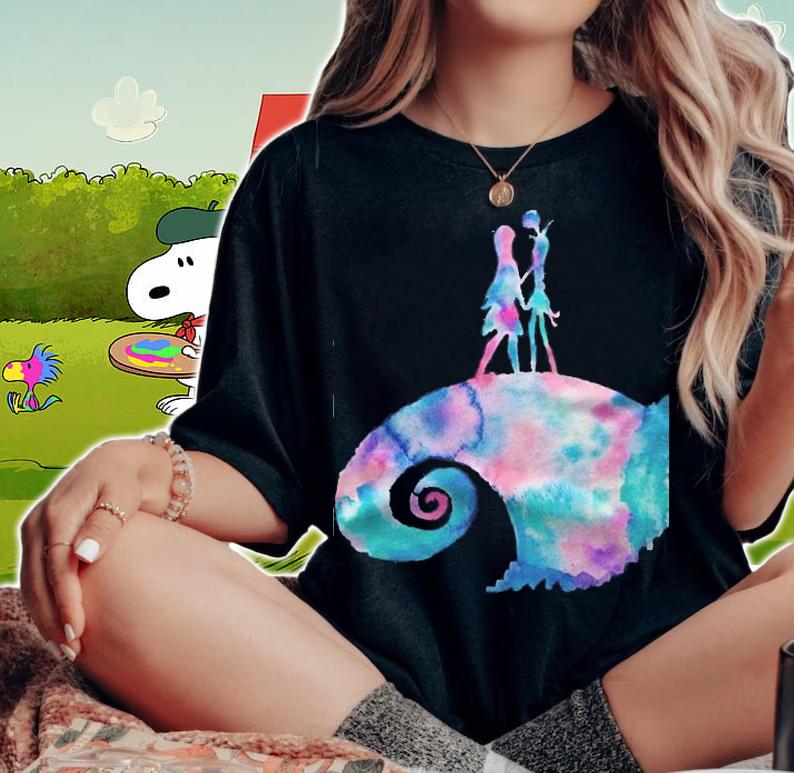 Watercolor Nightmare (White) Classic Shirt woman shirt