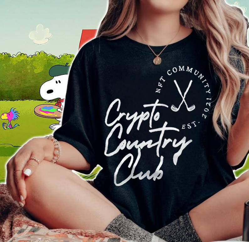 Crypto Country Club NFT Community 2021 shirt woman shirt