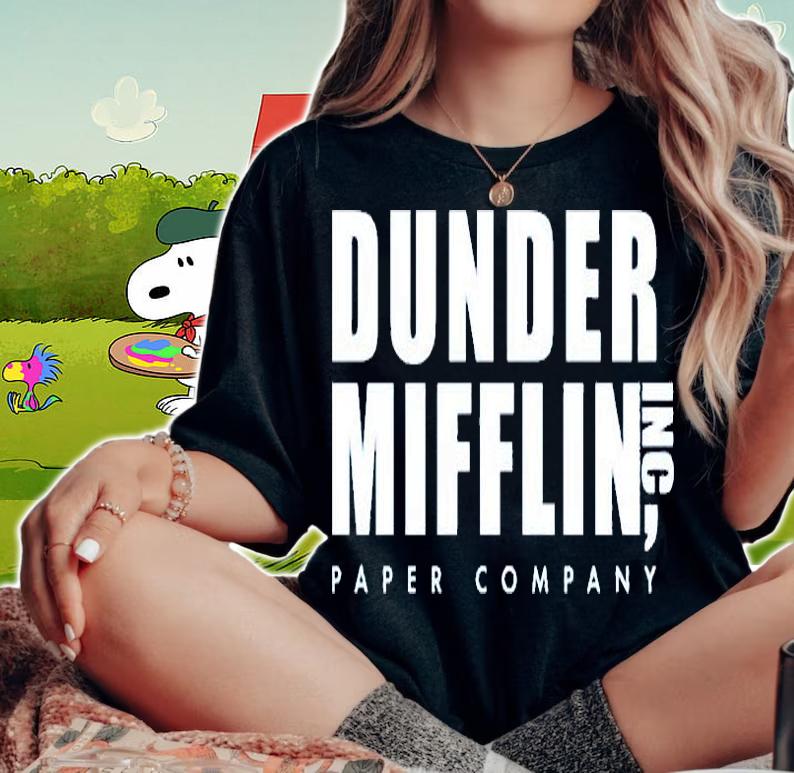 Dunder Mifflin INC Paper Company T-Shirt woman shirt