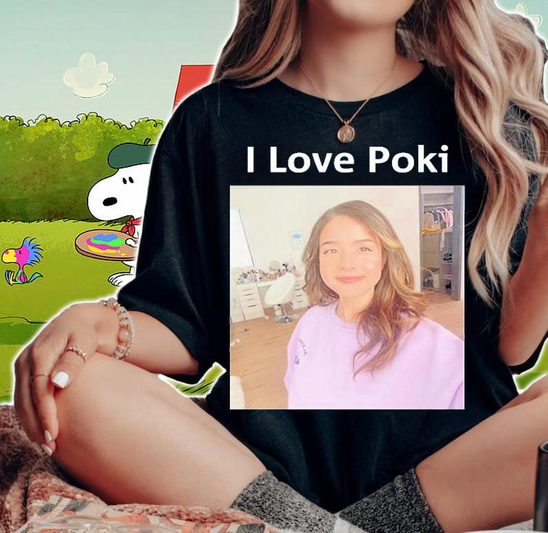 I Love Poki Pokimane T-Shirt woman shirt