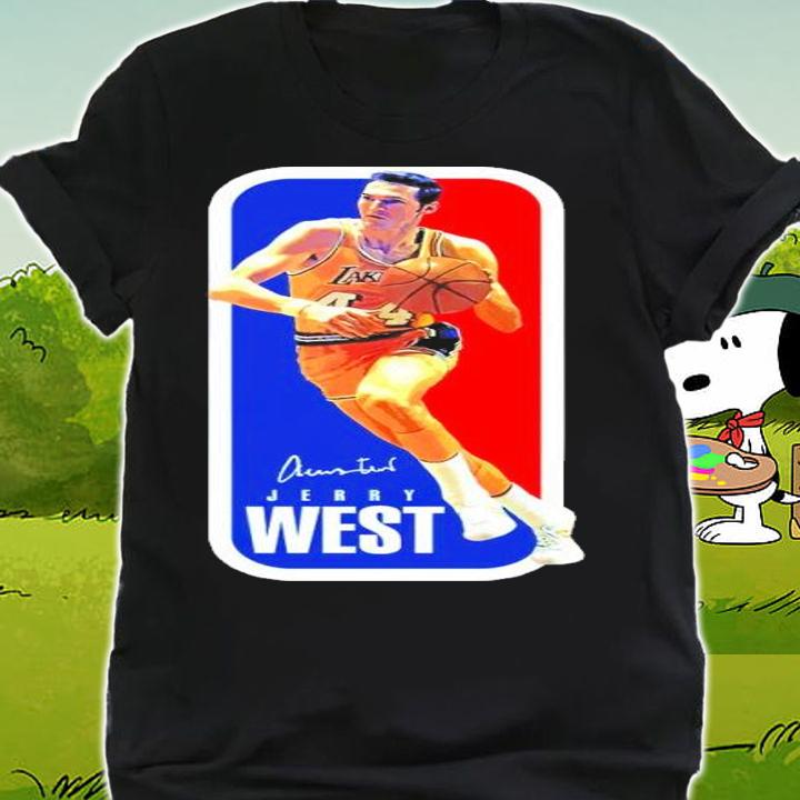 Jerry West Los Angeles Lakers NBA Shirt shirt