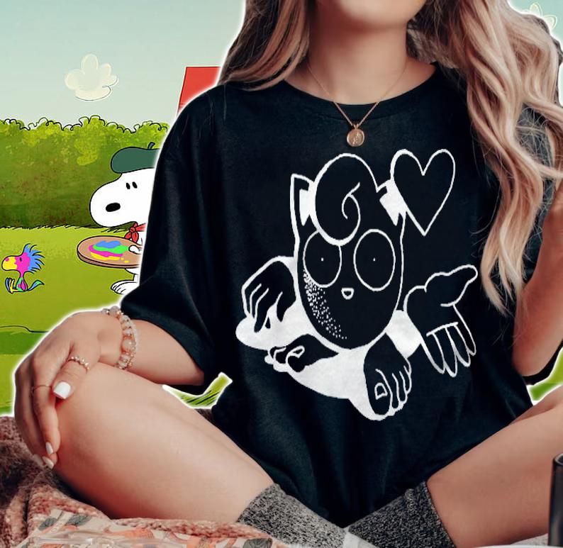 Jigglypuff Pokmon Species Japanese Art T-shirt woman shirt