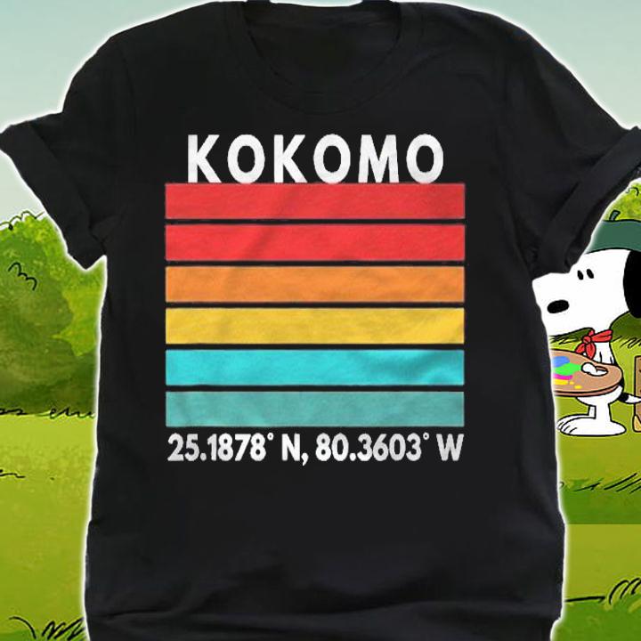 Kokomo Florida Keys Latitude Longitude shirt shirt