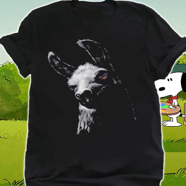 Llama Shirt Vintage Retro Style Alpaca Portrait Shirt shirt