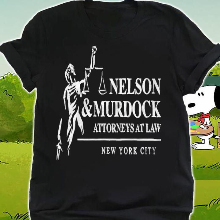 Nelson and Murdock attorneys at law New York city T-shirt shirt
