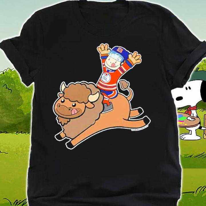 Official Edmonton Oilers JP Bison Buffalo Shirt shirt