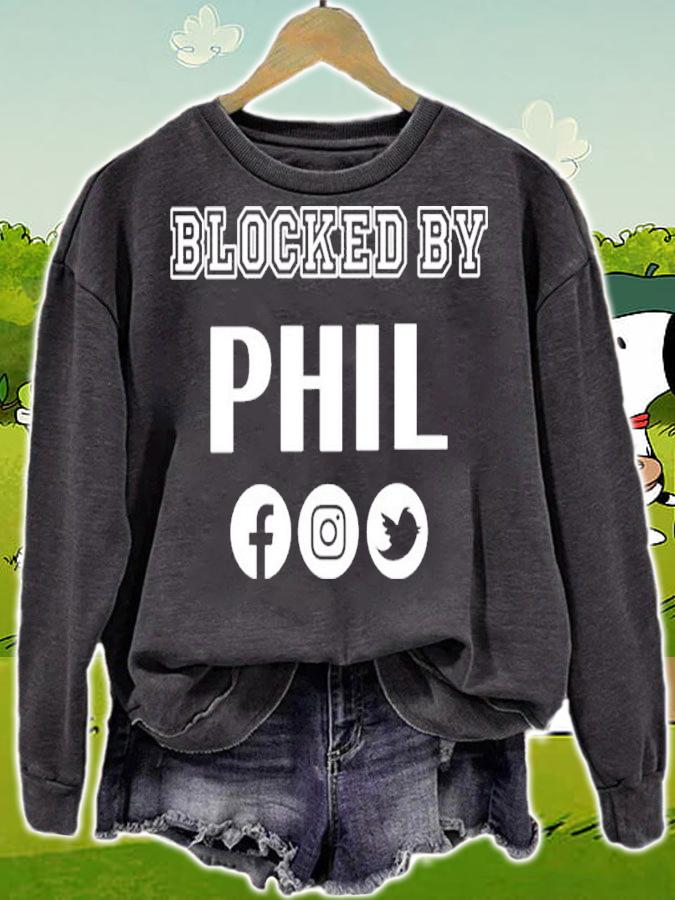 Phil Mickelson Blocked By Phil Shirt sweatshirt