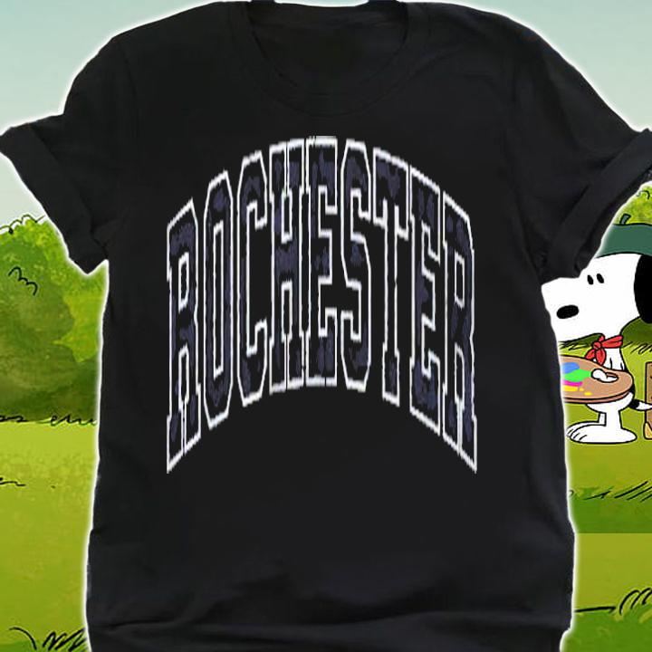 Rochester New York Ny Vintage Sports Design Navy Design Shirt shirt