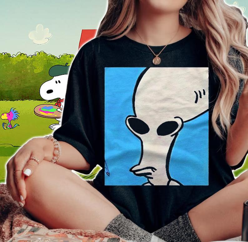 Roger The Alien From American Dad  Full Alien Face Classic Shirt woman shirt