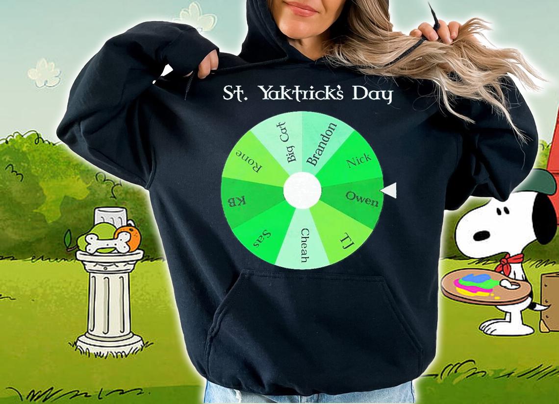 St. Yatrick's Wheel St Patrick's Day T-Shirt hoodie