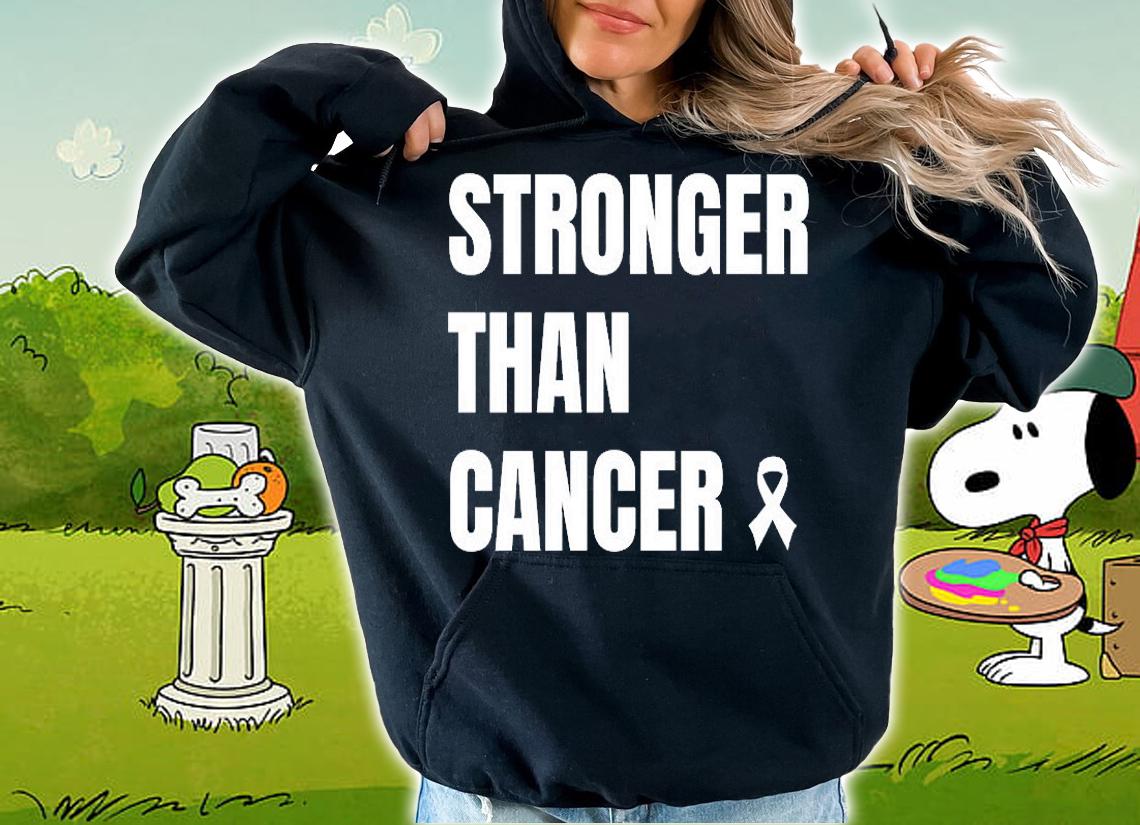 Stronger Than Cancer T-Shirt hoodie