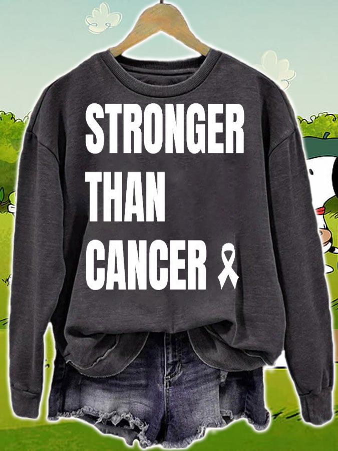 Stronger Than Cancer T-Shirt sweatshirt