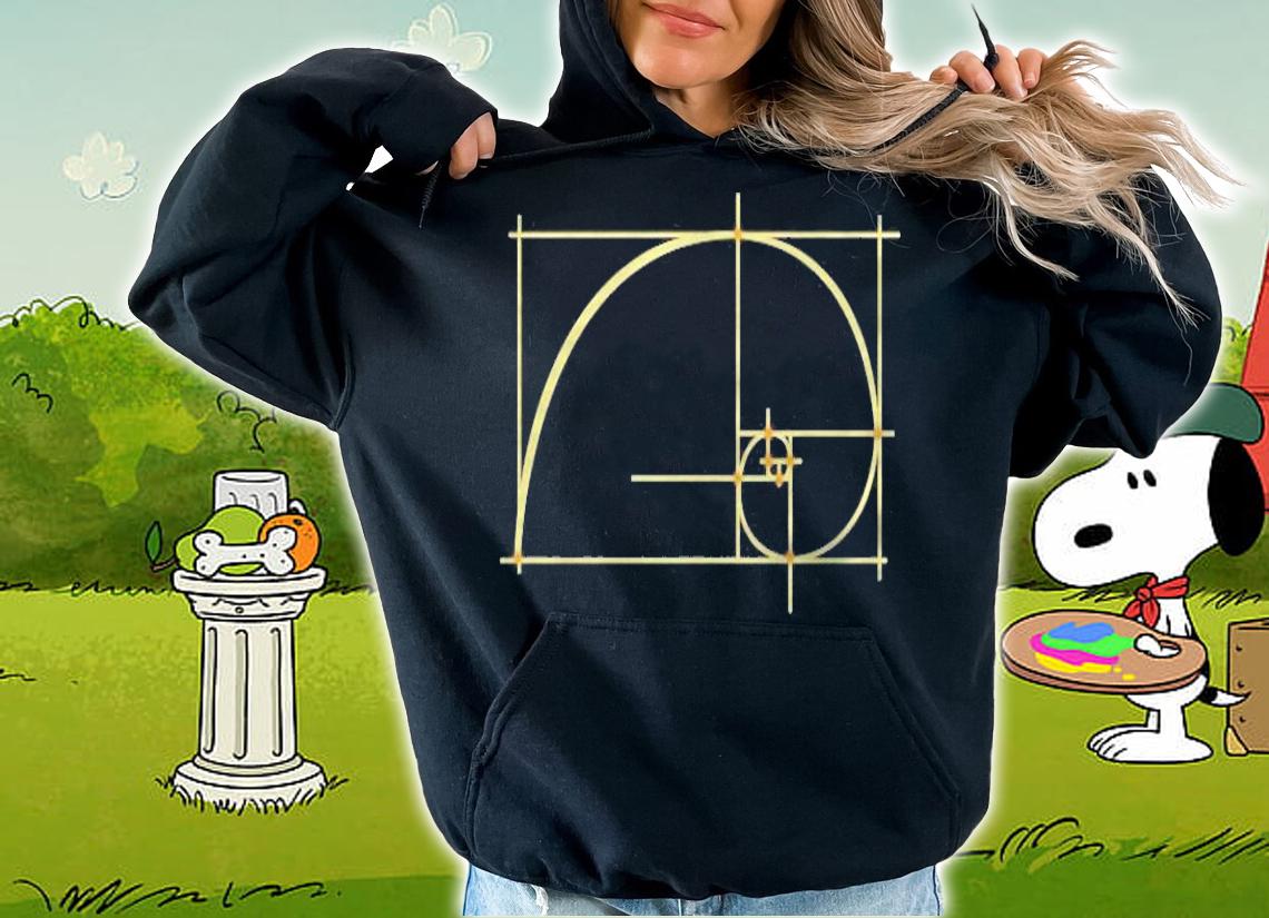 The Golden Ratio Gift I Math Spiral Geometry T-shirt hoodie