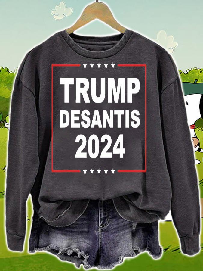 Trump Desantis 2024 T-Shirt sweatshirt