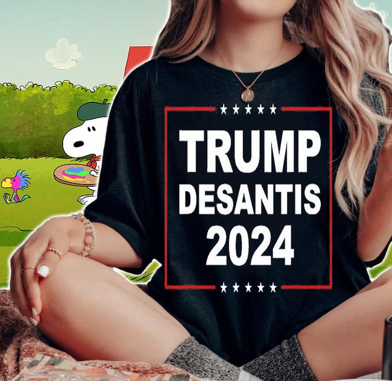 Trump Desantis 2024 T-Shirt woman shirt