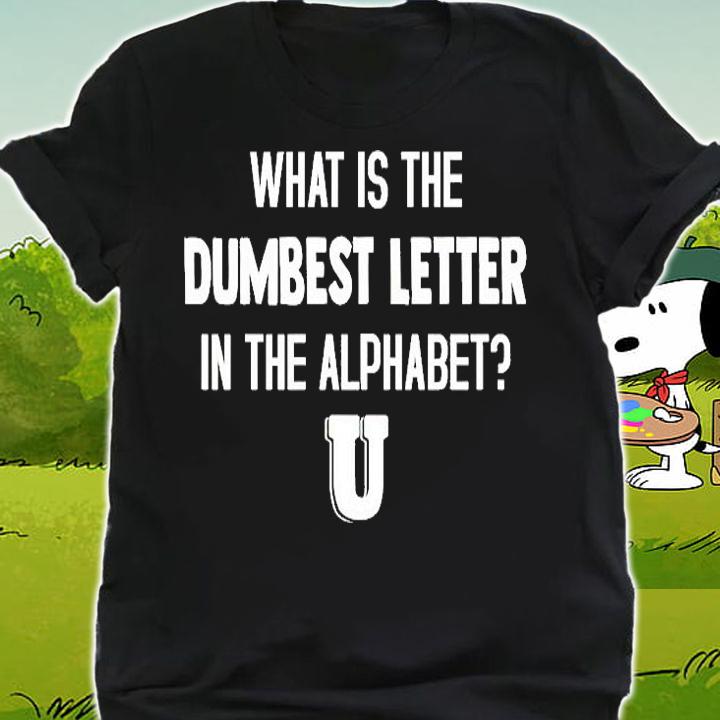 What Is The Dumbest Letter T-Shirt shirt