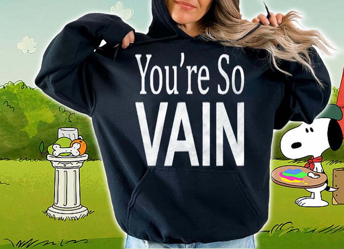 Youre So Vain Sarcastic Meaningless Shirt hoodie