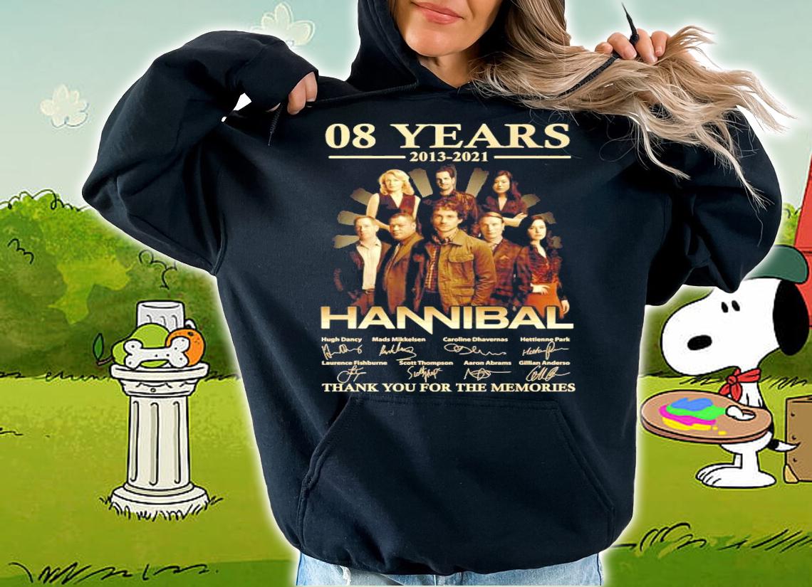 08 years 2013 2021 Hannibal signatures t-shirt hoodie