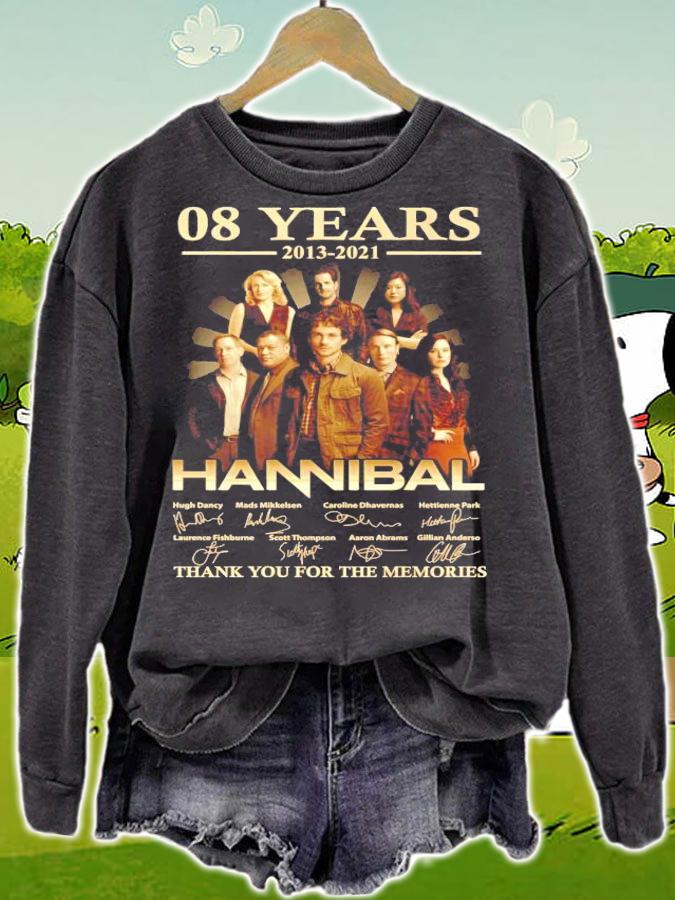 08 years 2013 2021 Hannibal signatures t-shirt sweatshirt