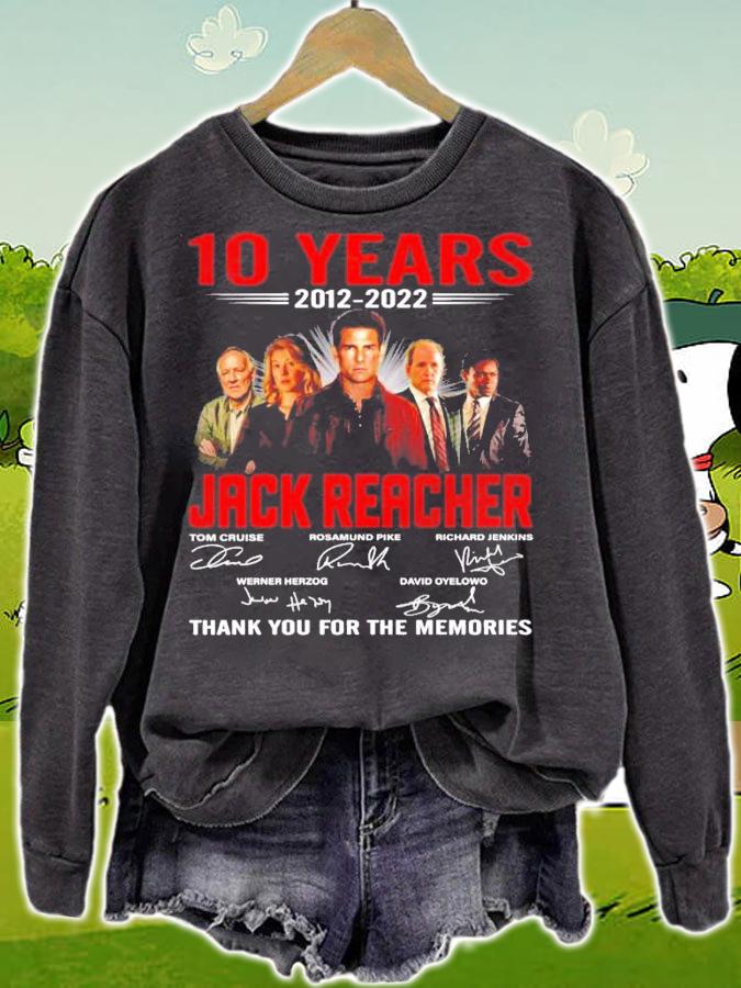 10 years 2012 2022 Jack Reacher signatures t-shirt sweatshirt